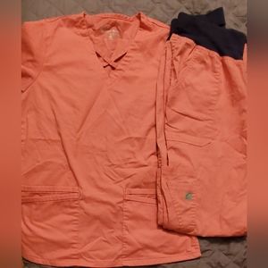 Butter soft Scrub top XS & pants small